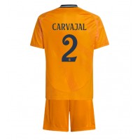 Real Madrid Daniel Carvajal #2 Replica Away Minikit 2024-25 Short Sleeve (+ pants)